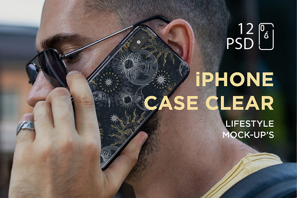 Download Iphone 12 Pro Clear Case Mockup Creative Market