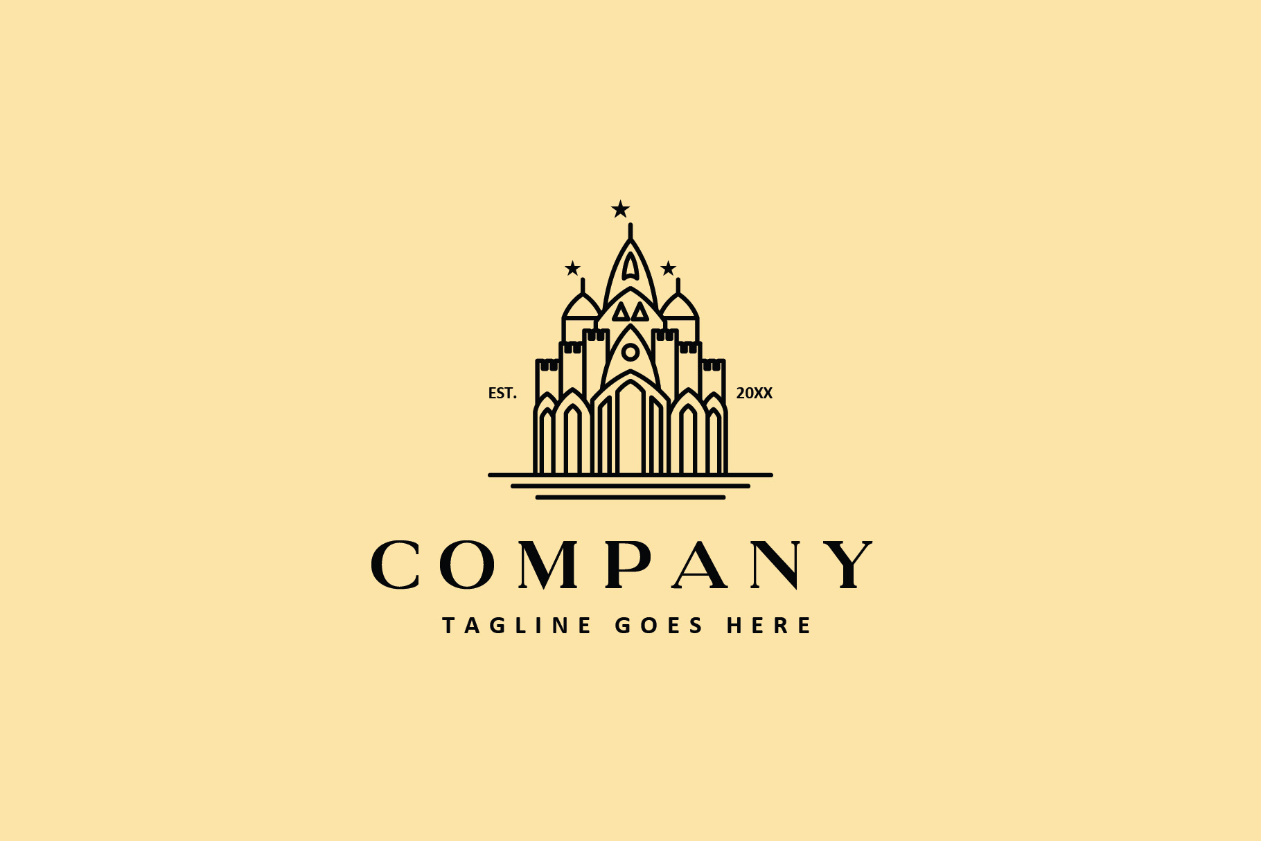 historical castle logo | Branding & Logo Templates ~ Creative Market