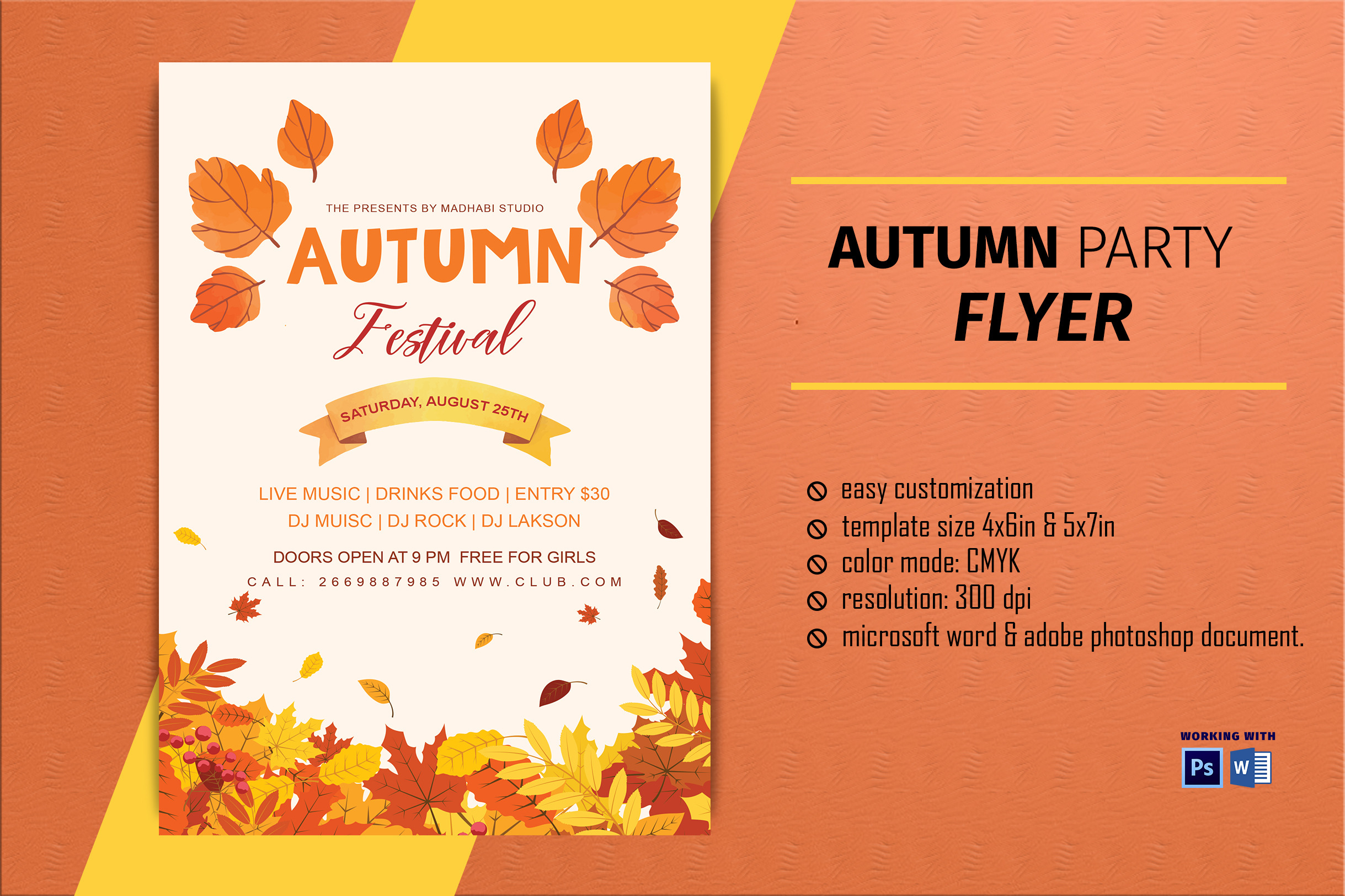 Free Fall Flyer Template from images.creativemarket.com