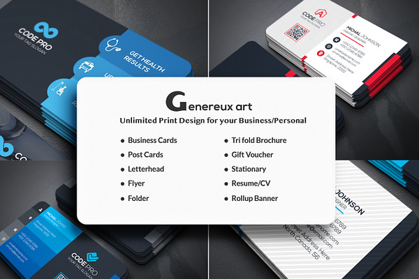 Download 100 Business Cards Bundle Creative Photoshop Templates Creative Market