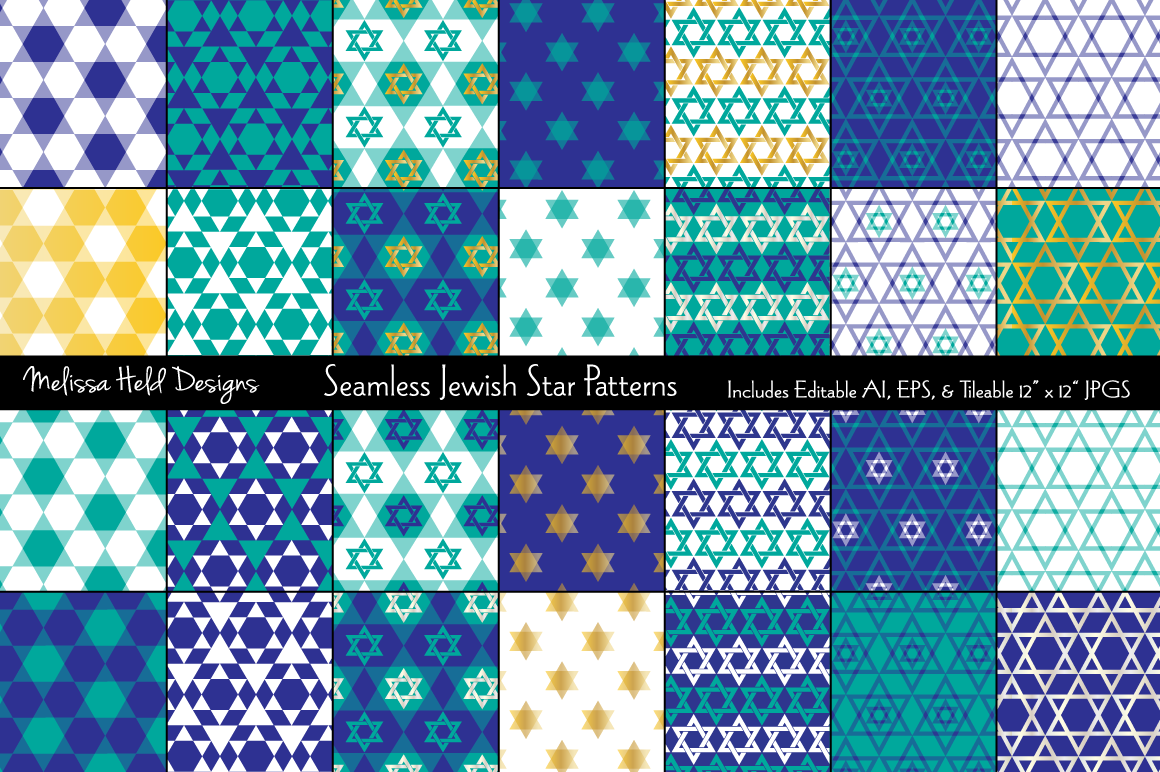 seamless-jewish-star-patterns-graphic-patterns-creative-market