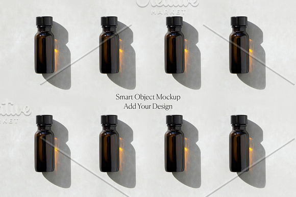 Download Amber Dropper Bottle Mockup Creative Photoshop Templates Creative Market