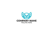 Geometric Owl logo Design | Branding & Logo Templates ~ Creative Market