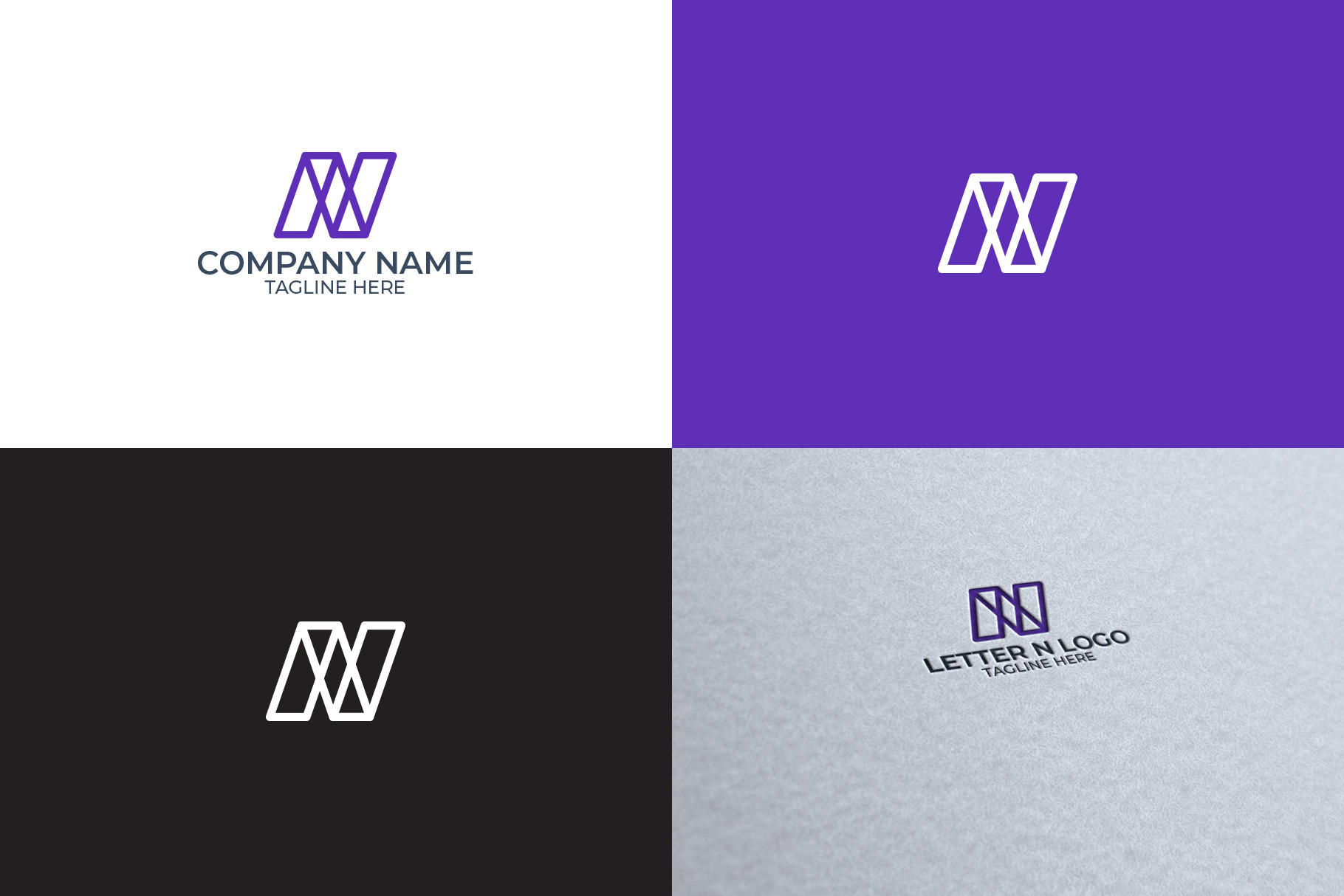 Letter N Logo Design | Branding & Logo Templates ~ Creative Market