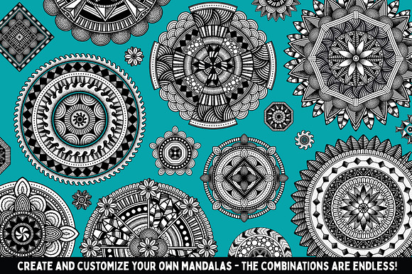 Download Zen Fine Liner Art Mandala Creator Creative Market