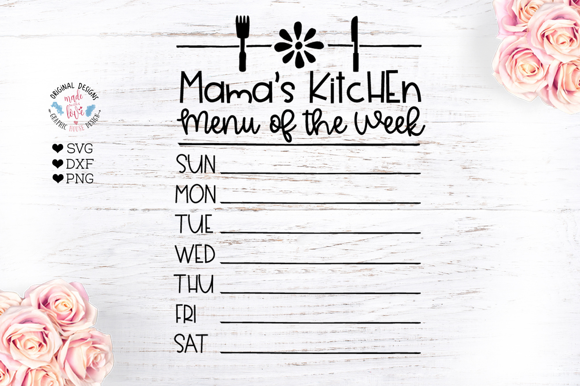 Download Mama S Kitchen Menu Of The Week Pre Designed Photoshop Graphics Creative Market PSD Mockup Templates