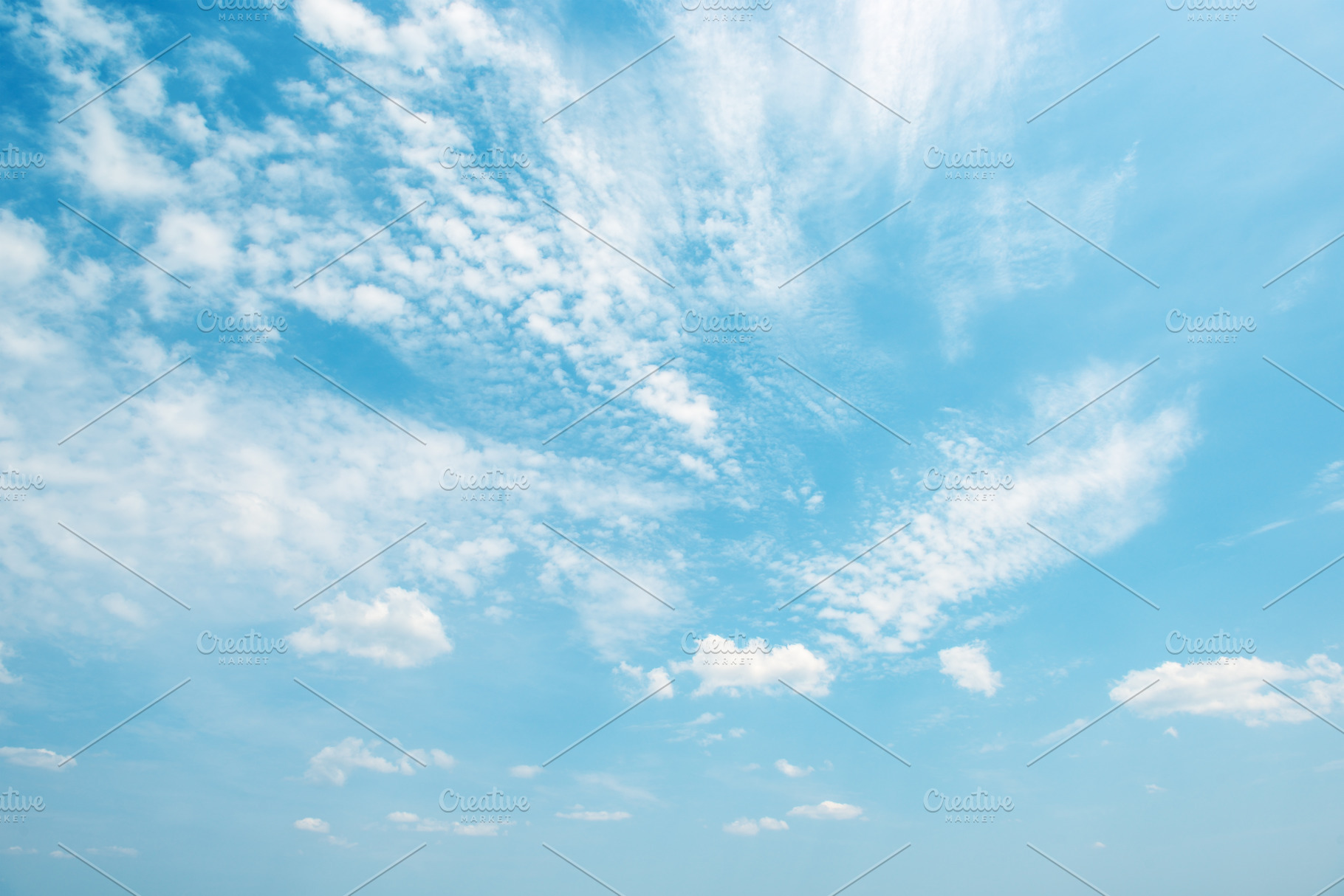 Clouds with blue sky  Background Stock Photos ~ Creative Market