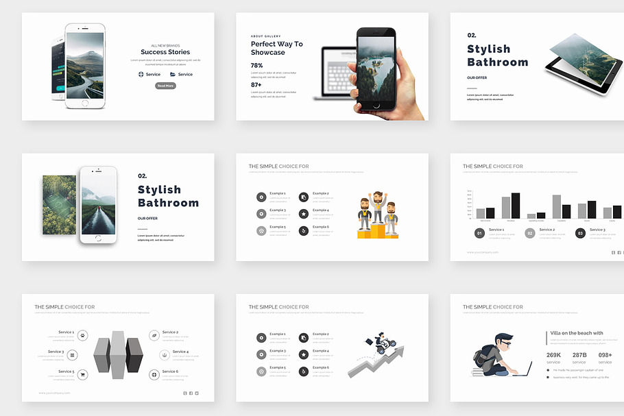 Hikari Creative Keynote Template | Creative Keynote Templates ...