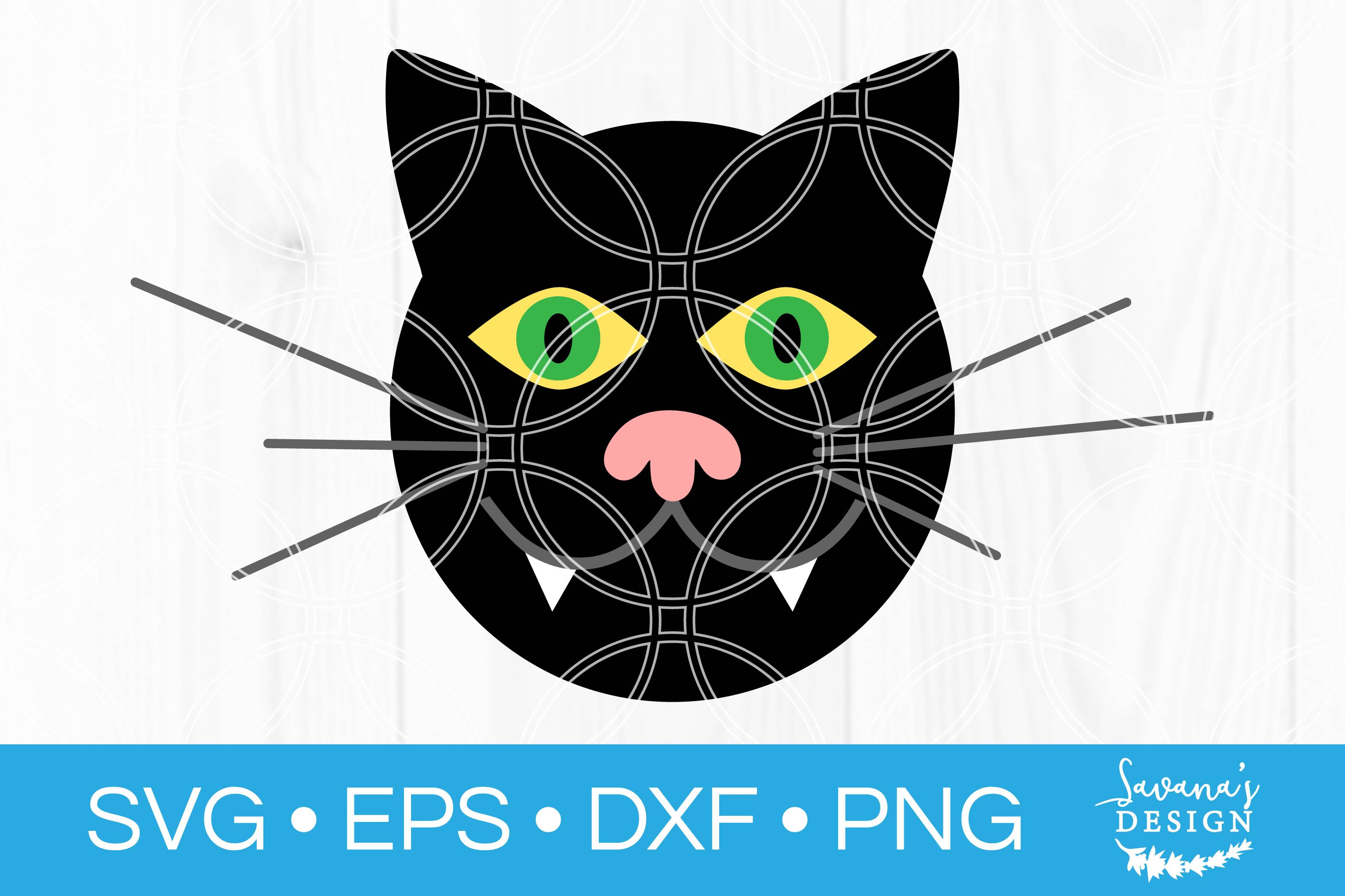 Download Cat Face Svg Black Cat Halloween Svg Pre Designed Photoshop Graphics Creative Market PSD Mockup Templates