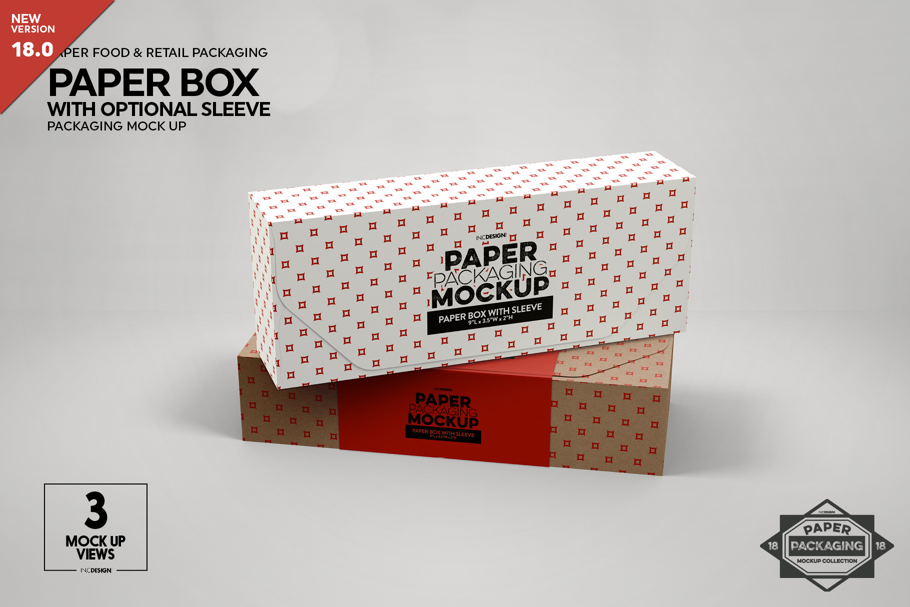 Download Paper Boxes With Sleeve Mockup Creative Photoshop Templates Creative Market