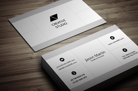 Corporate Employee Business Card | Photoshop Templates ~ Creative Market