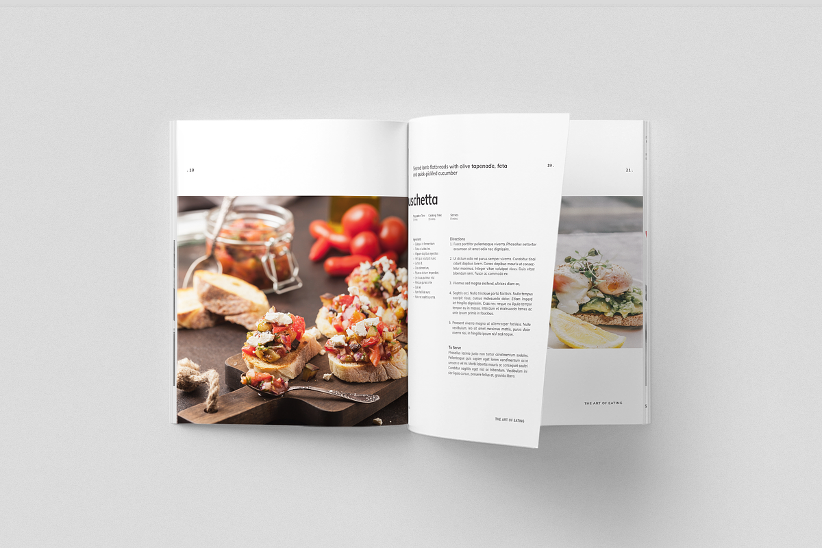 Recipe Book | Creative InDesign Templates ~ Creative Market