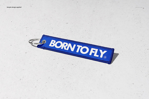 Remove Before Flight Keychain Mockup