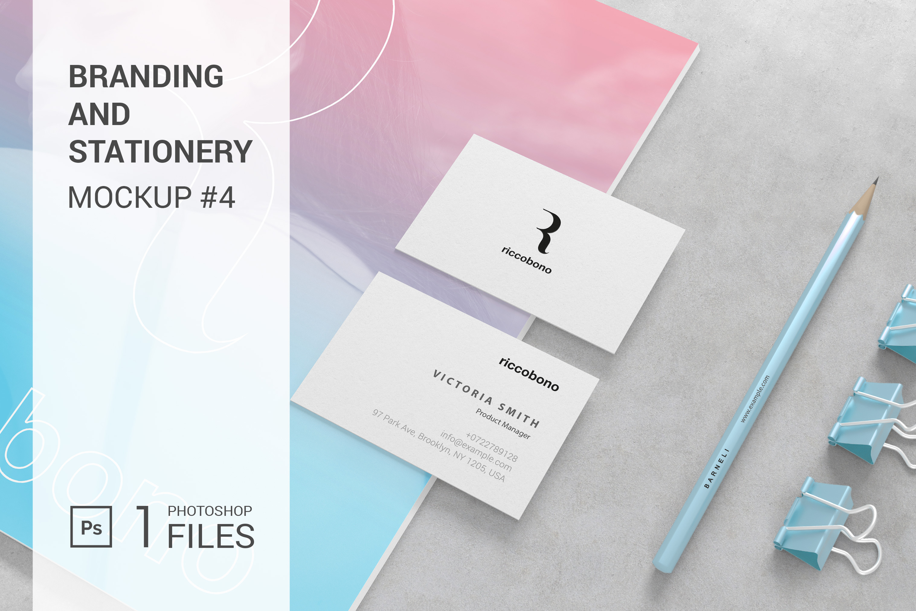 Stationery Branding Mockup 4 Creative Market