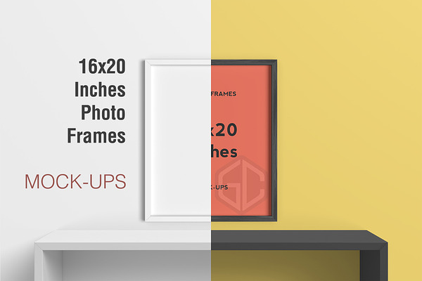 Download 11x14 Inches Photo Frames Mockups Creative Photoshop Templates Creative Market