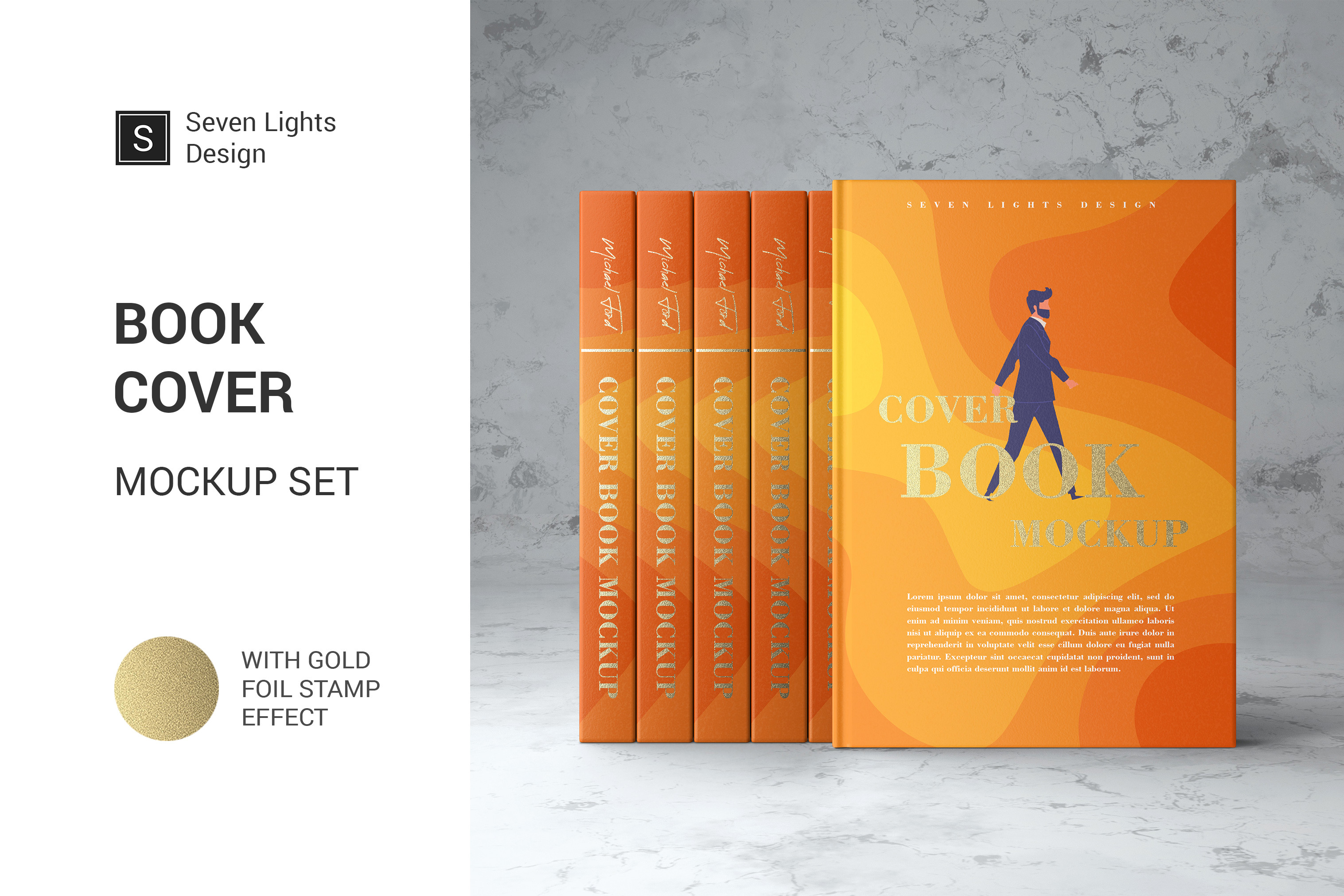 Download Book Cover Mockup Set Creative Market