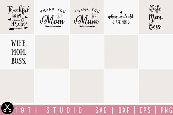 Download Mom Mum Svg Bundle Mb23 Pre Designed Photoshop Graphics Creative Market