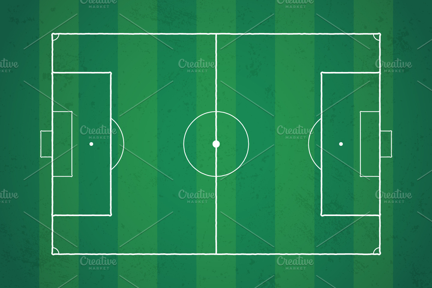 Football Pitch - Soccer Field | Illustrator Graphics ~ Creative Market