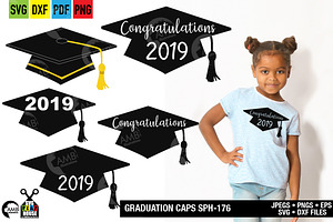 Download Graduation Cap Svg Sph 176 Pre Designed Photoshop Graphics Creative Market