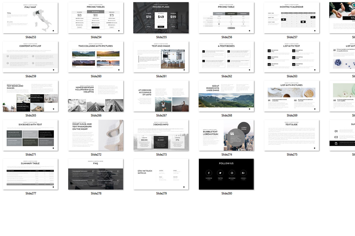 FIRMA Minimal Powerpoint Template | Creative PowerPoint Templates ...