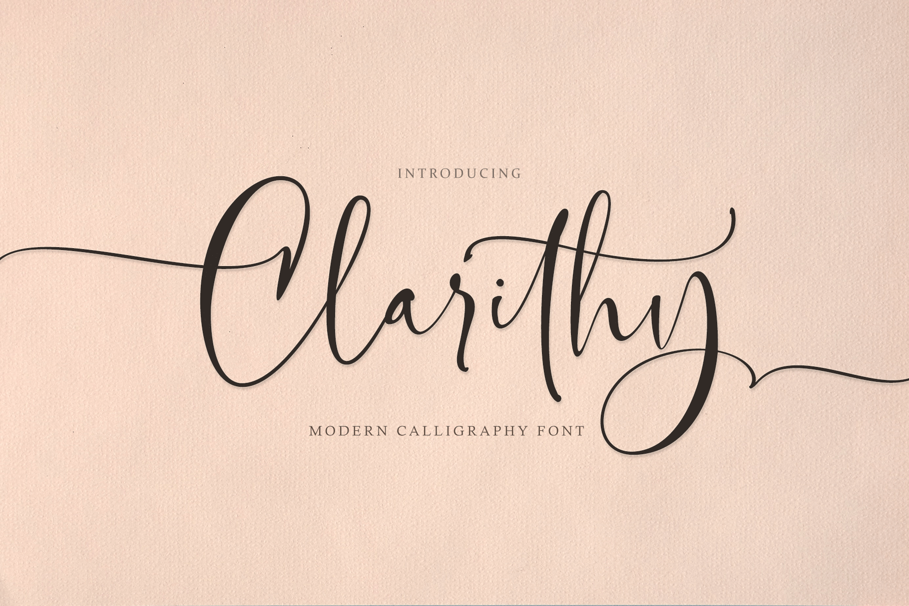 Clarithy | Script Fonts ~ Creative Market