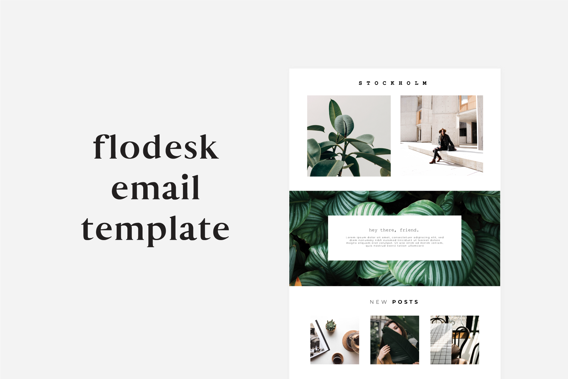 Stockholm Flodesk Email Template Other Platform Email Templates