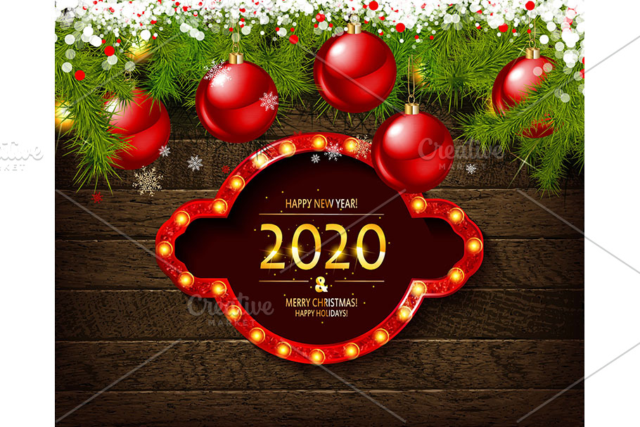 4 New Year 2022 banners | Pre-Designed Illustrator Graphics ~ Creative Market