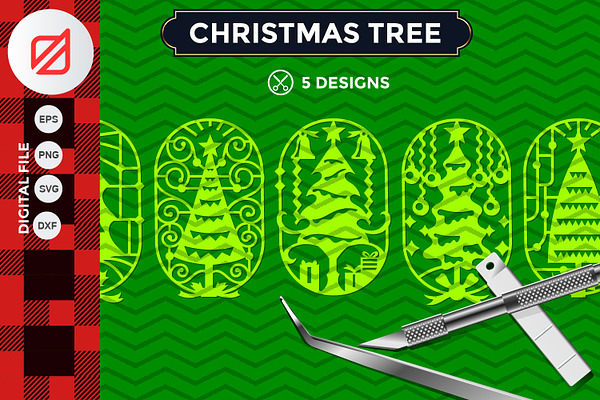 Download Christmas Tree Decoration Svg V1 Pre Designed Photoshop Graphics Creative Market PSD Mockup Templates