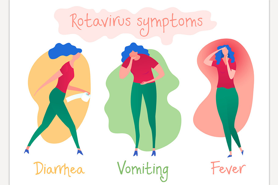 Rotavirus symptoms image PreDesigned Graphics Creative