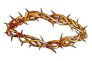 Download Crown Of Thorns Svg Pre Designed Illustrator Graphics Creative Market