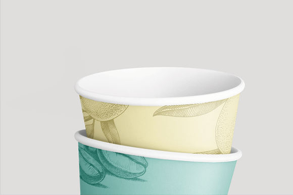 Download Ice Cream Paper Cup Mockup Creative Photoshop Templates Creative Market