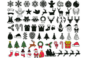 Baubles Svg Cut File Christmas Pre Designed Illustrator Graphics Creative Market