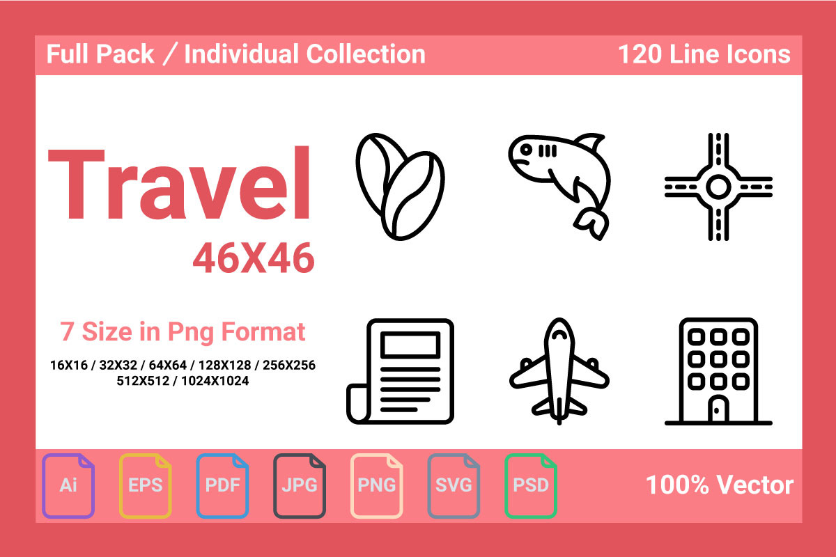 Travel Pre Designed Illustrator Graphics Creative Market