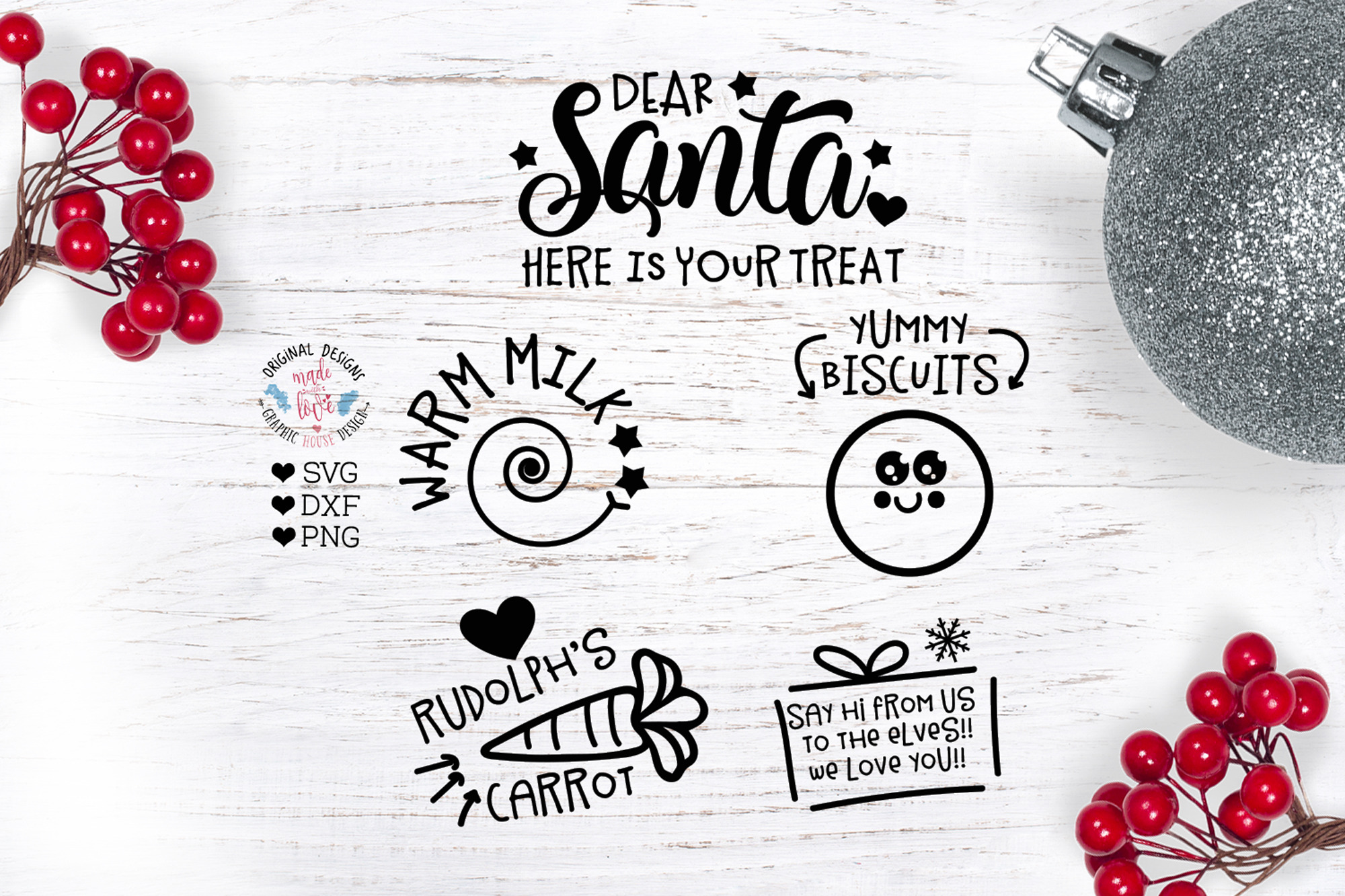 Download Santa Tray Cut File Pre Designed Photoshop Graphics Creative Market PSD Mockup Templates