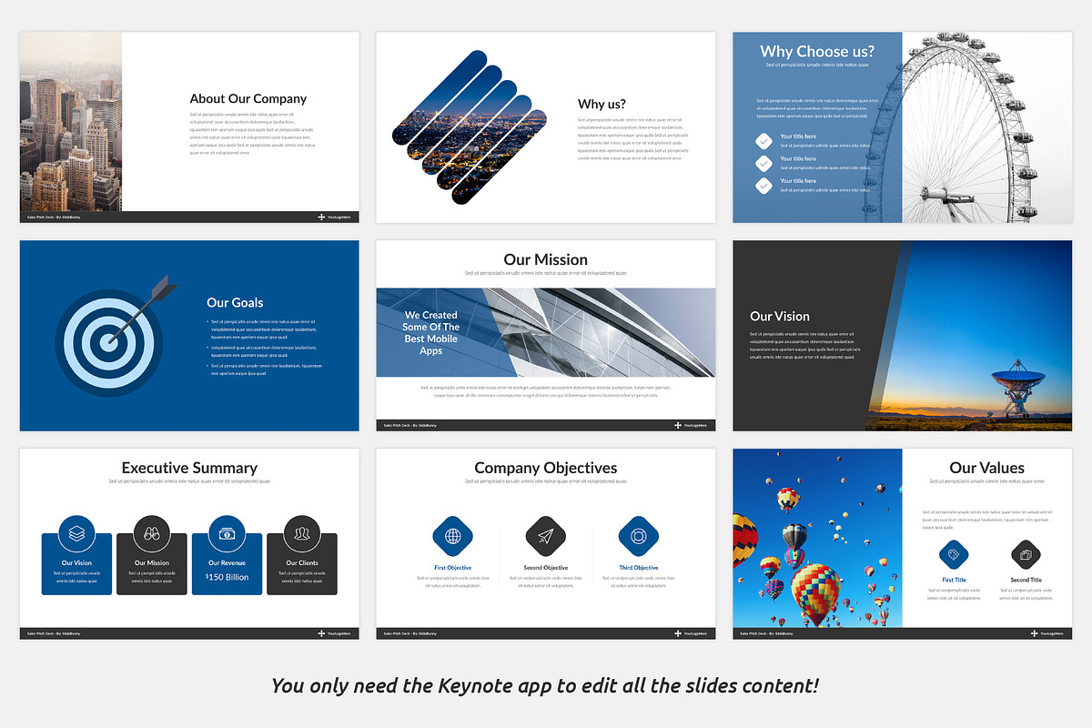 Best Sales Pitch Deck Keynote Creative Keynote Templates Creative