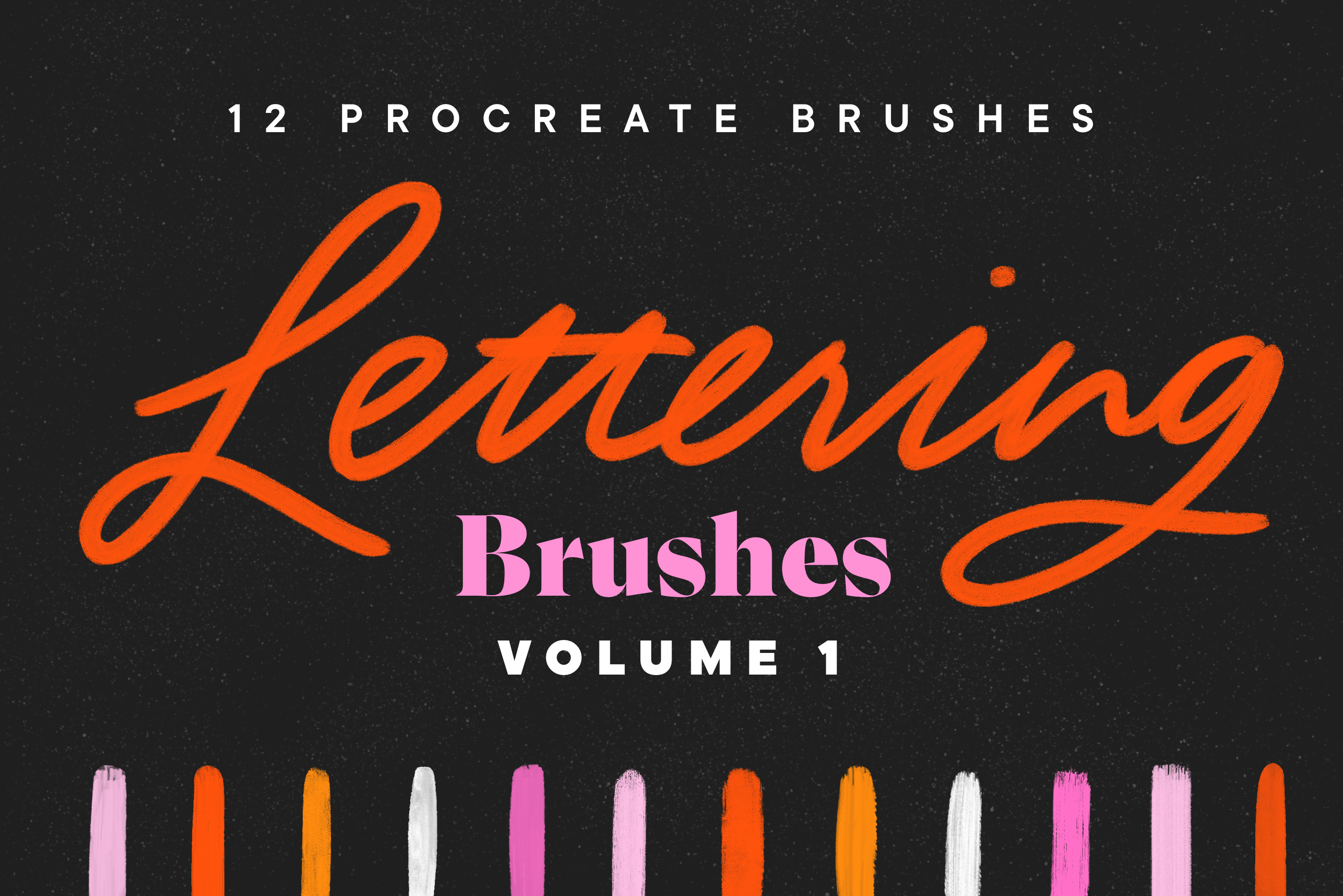 Lettering Brushes Vol. 1 | Brushes ~ Creative Market