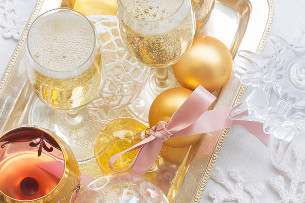 Christmas champagne | High-Quality Holiday Stock Photos ~ Creative Market