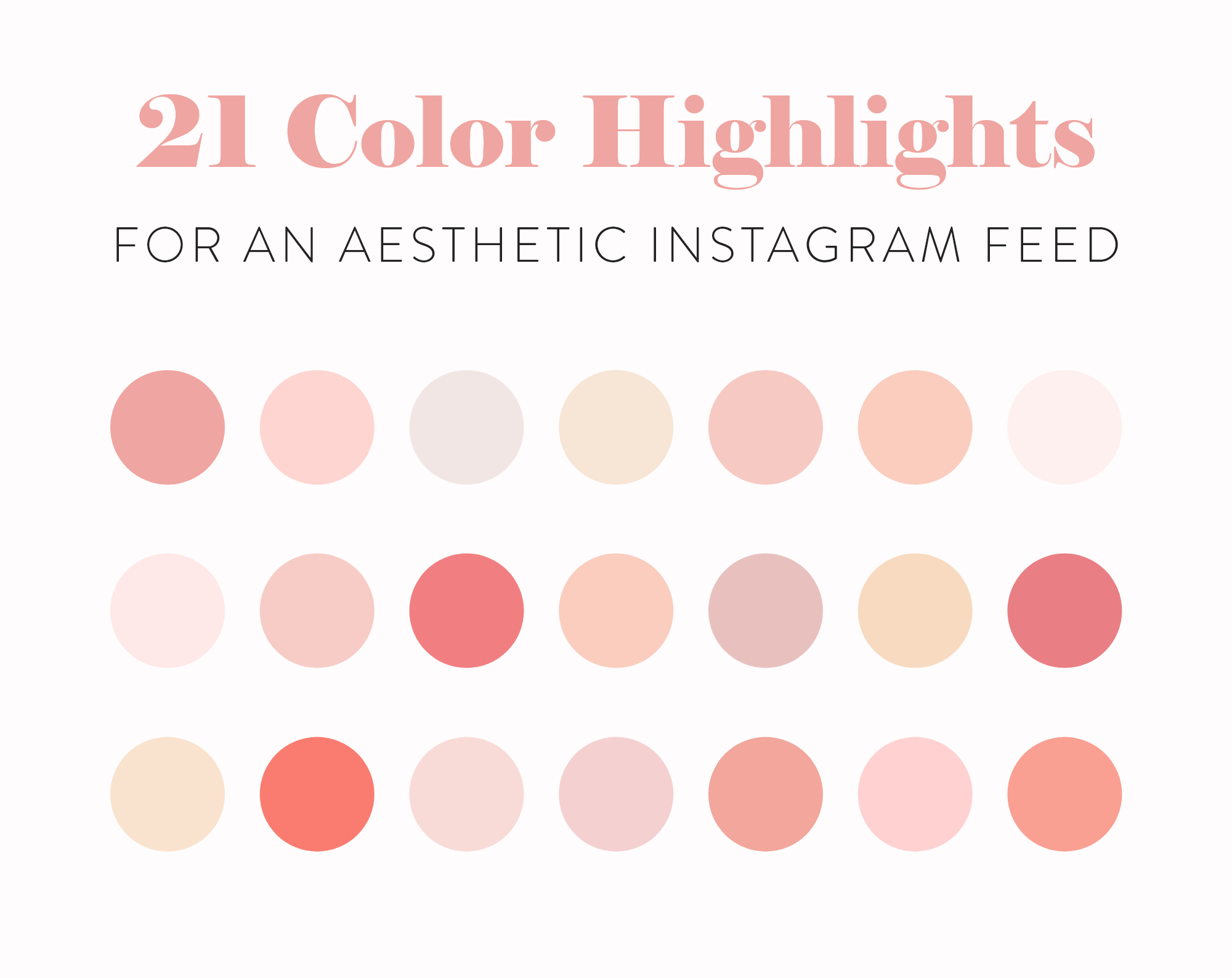 Apricot Instagram Highlight Icons | Social Media Templates ~ Creative ...