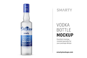 Download Frosted Vodka Bottle Mockup Creative Photoshop Templates Creative Market