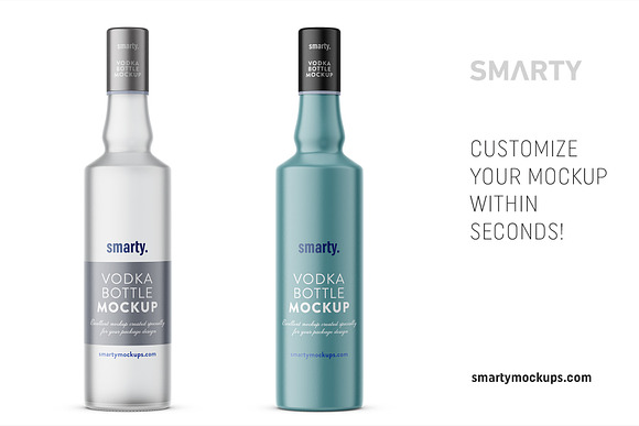 Download Frosted Vodka Bottle Mockup Creative Photoshop Templates Creative Market