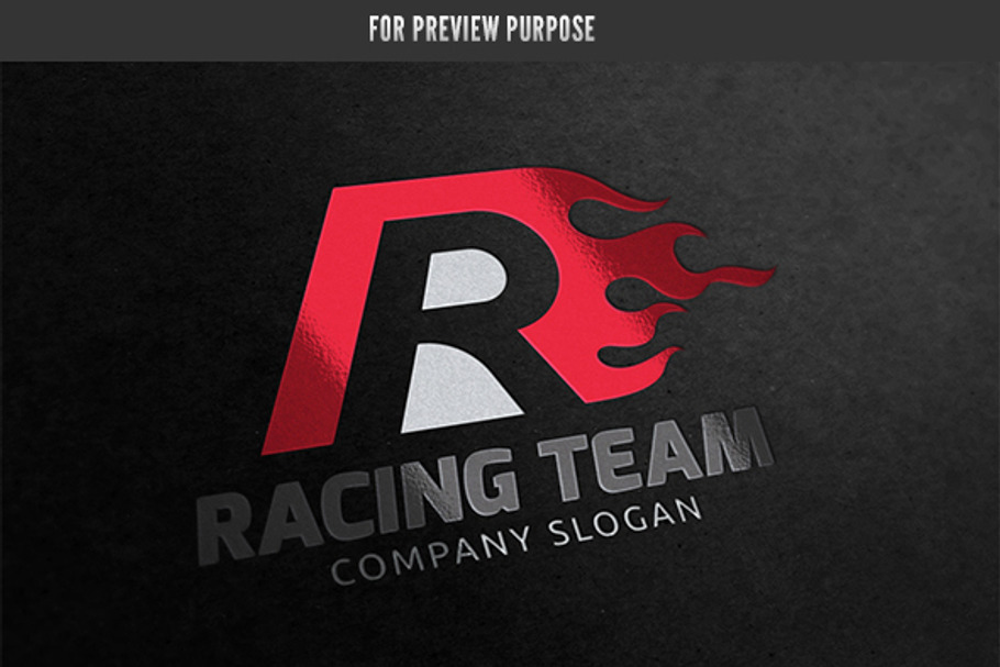 Racing Team Logo | Creative Illustrator Templates ~ Creative Market