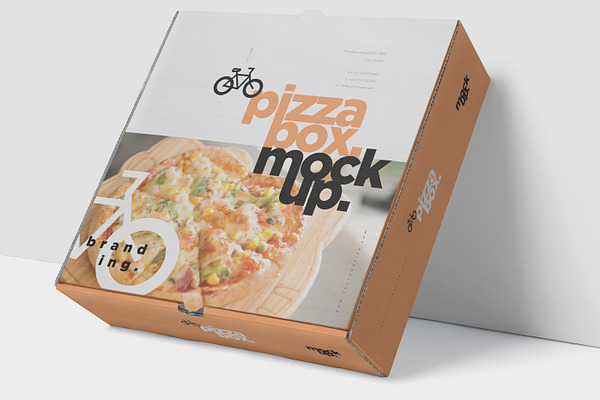 Download 5 Pizza Box Mockups Creative Photoshop Templates Creative Market PSD Mockup Templates