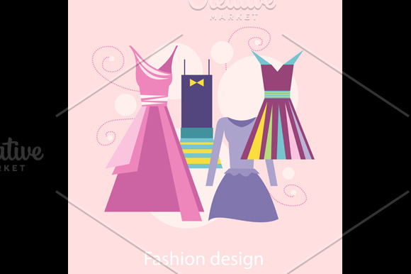 creative fashion design with illustrator download