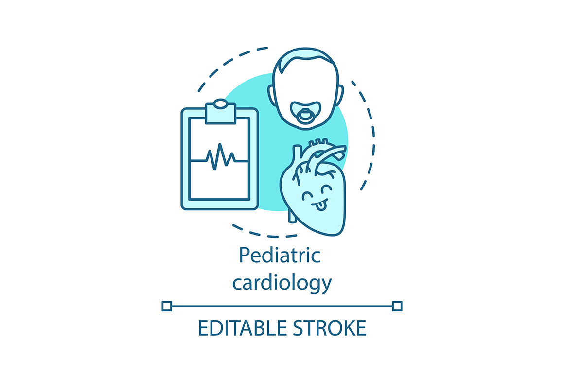 pediatric-cardiology-concept-icon-outline-icons-creative-market