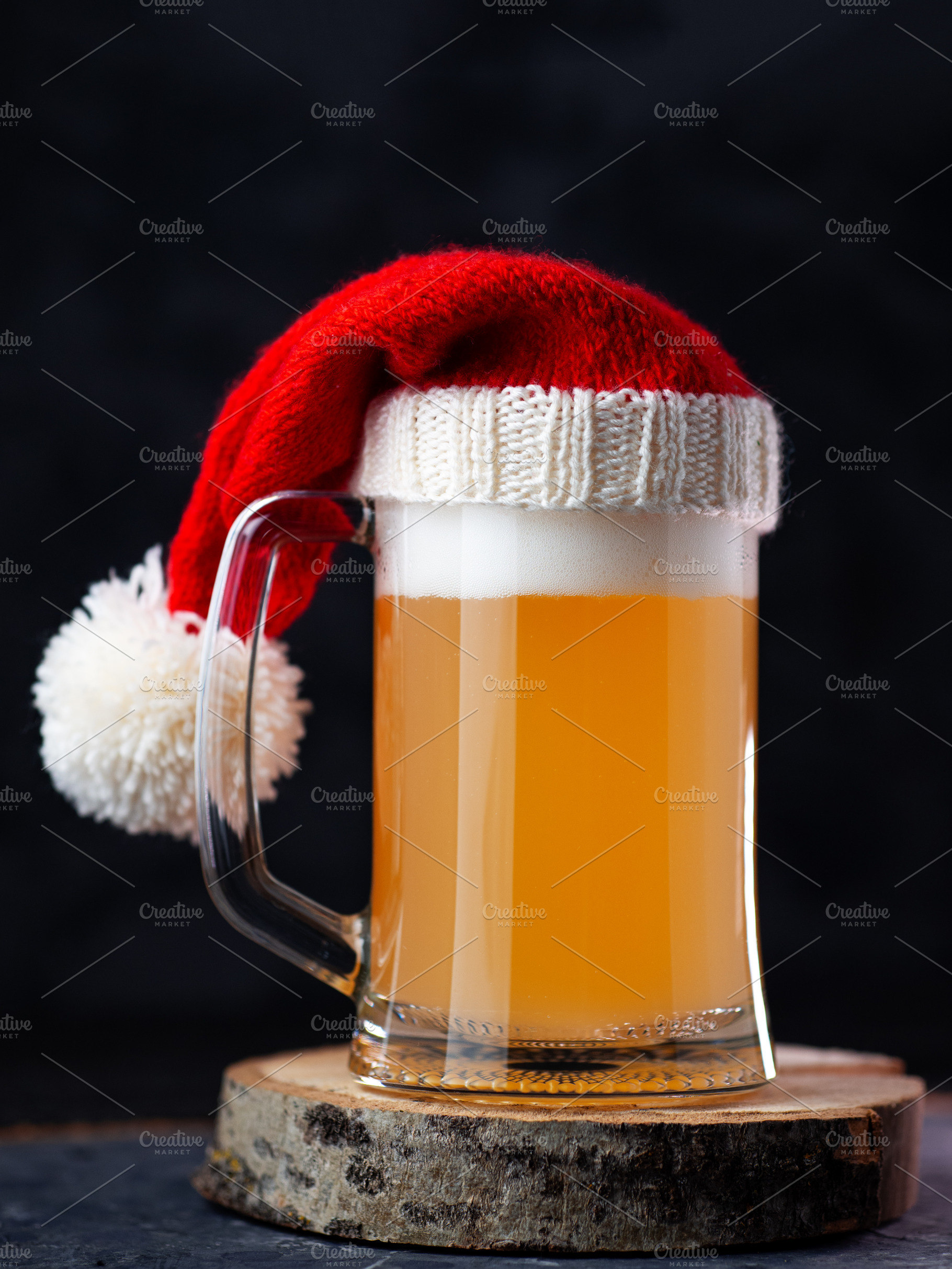 Download Mug Of Craft Christmas Orange Beer O High Quality Food Images Creative Market PSD Mockup Templates