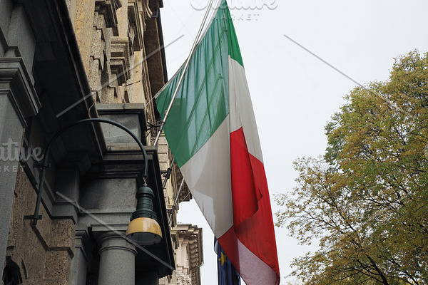 Flag of Italy | High-Quality Abstract Stock Photos ~ Creative Market