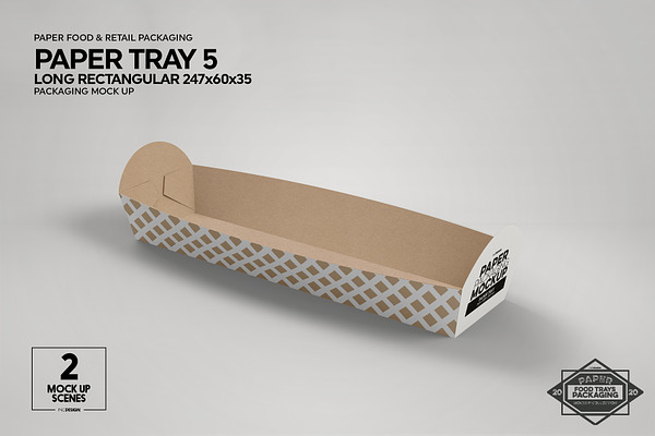 Download Paper Tray 247x60x35mm Mockup | Creative Photoshop Templates ~ Creative Market