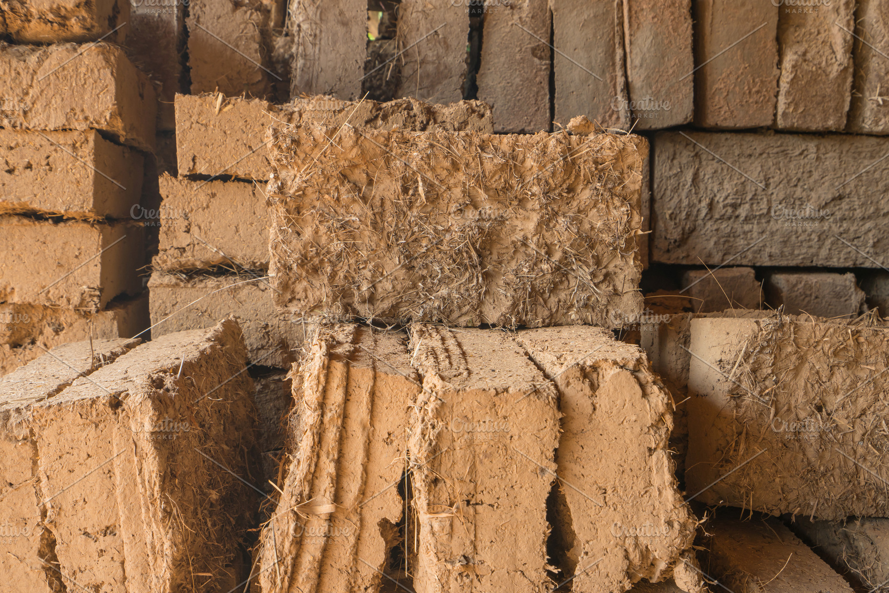 mud-bricks-or-clay-bricks-stock-photo-containing-mud-and-brick