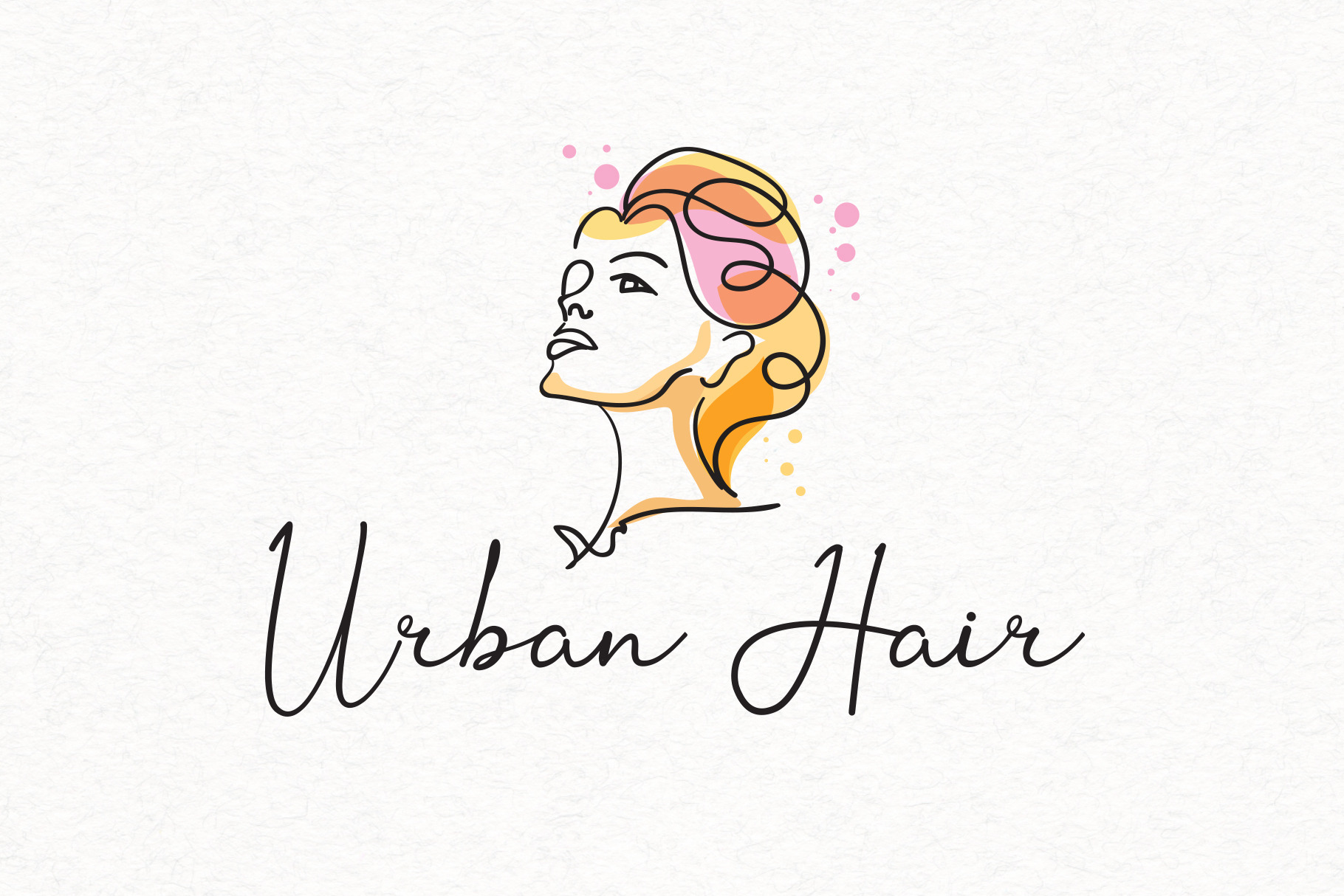 Urban Hair 2 Logo Template | Branding & Logo Templates ~ Creative Market