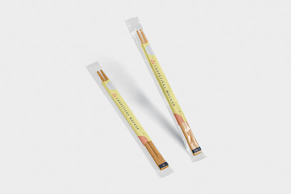 Download Chopsticks Mockup Creative Photoshop Templates Creative Market